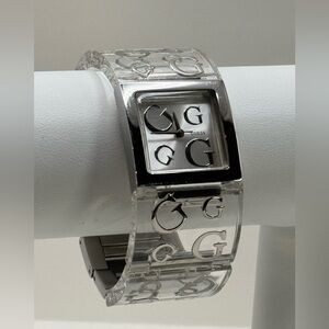 Guess Y2K Vtg cuff Logo Watch